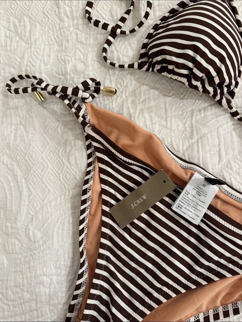 J. Crew Beaded String Bikini